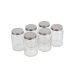 Bocaux à conserves en verre avec couvercle à visser Vogue 550ml (lot de 6) — CP083