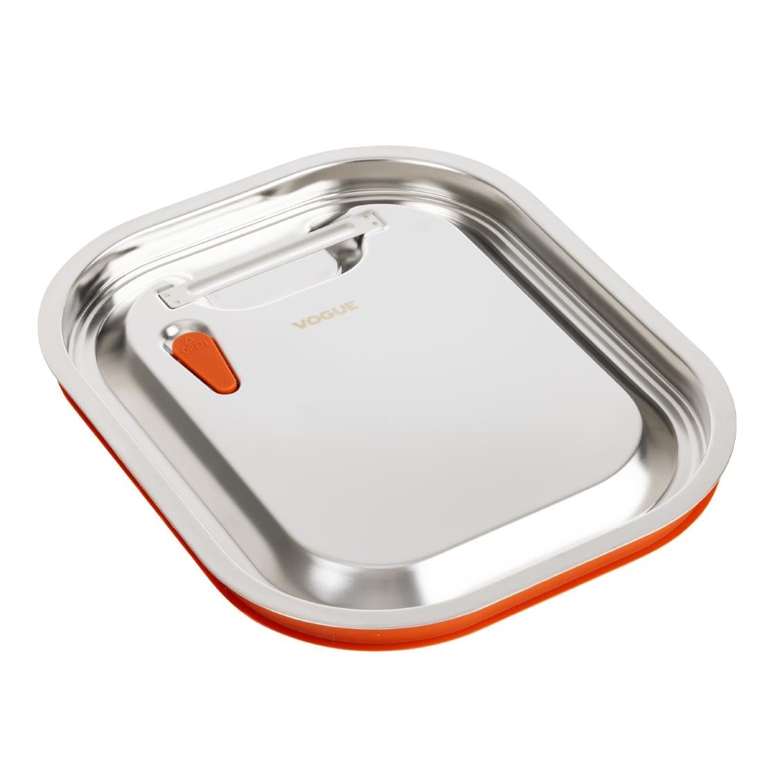 Couvercle hermétique inox et silicone Vogue GN 1/2 — CP269