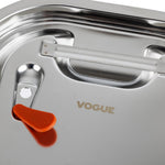 Couvercle hermétique inox et silicone Vogue GN 1/2 — CP269