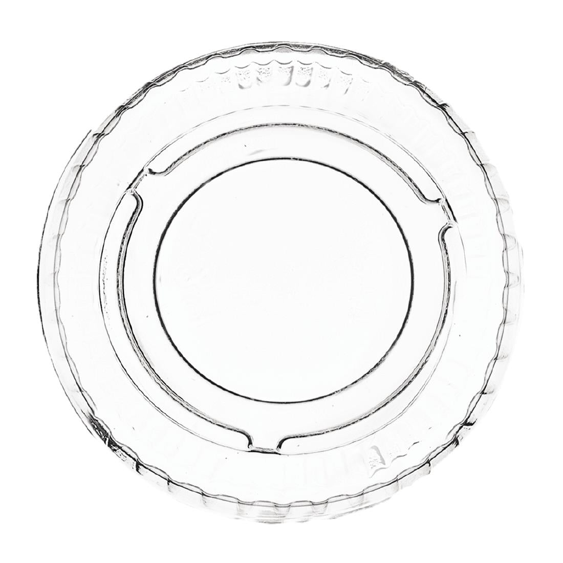 Couvercles compostables en PLA pour pots à sauce Vegware 28ml (lot de 5000) — CP395