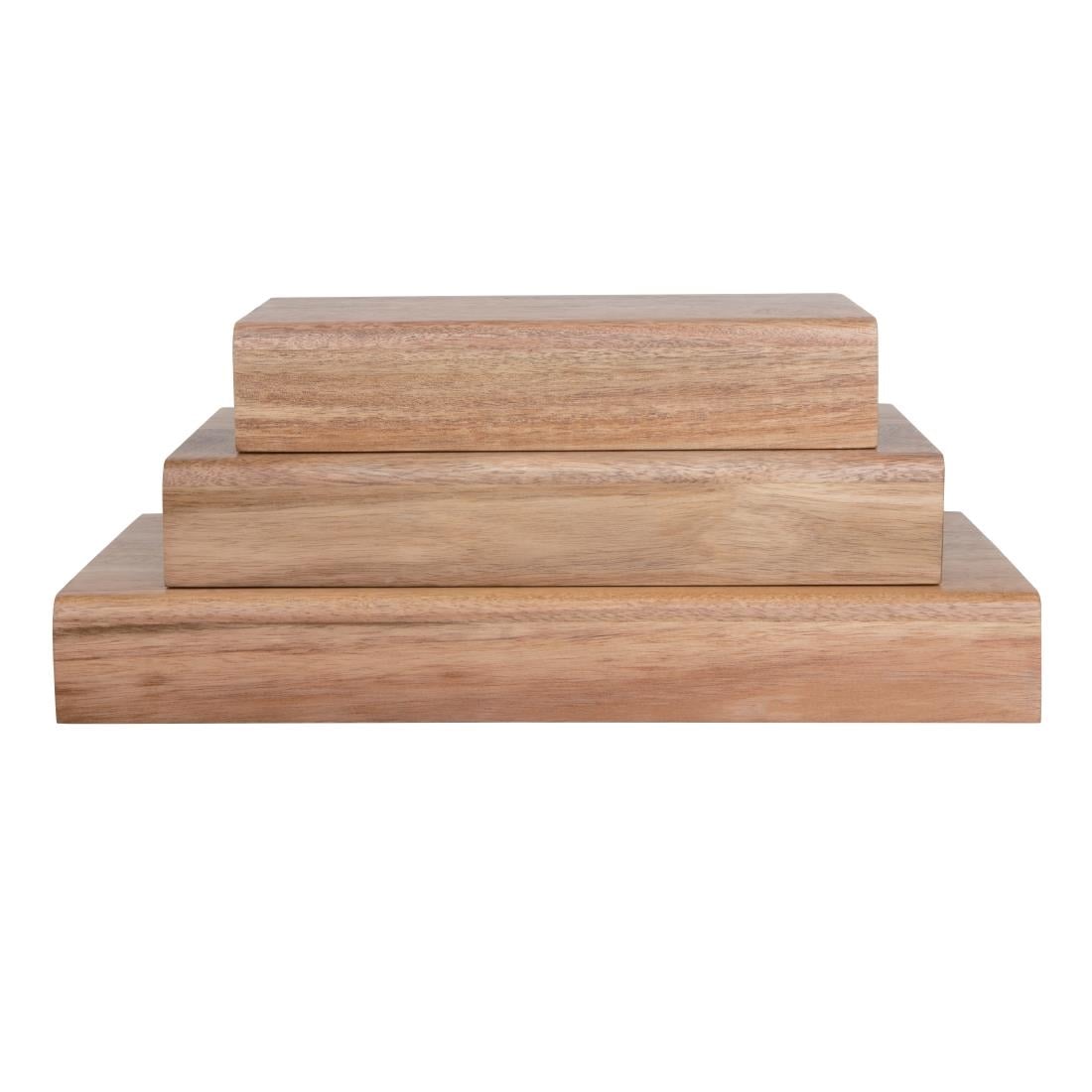 Rehausses en bois d'acacia FSC Olympia (lot de 3) — CP697