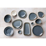 Assiettes triangulaires Olympia Kiln océan 165mm (lot de 6) — GP341