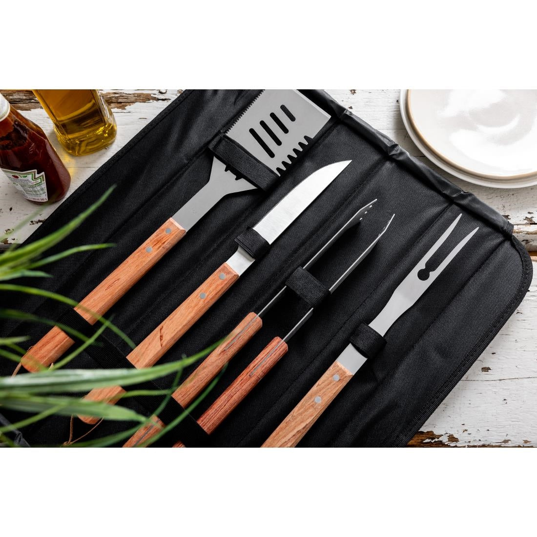 Kit barbecue 4 ustensiles Deglon — CR051