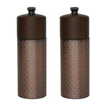 Set moulins à sel et poivre en bois et cuivre Olympia 150mm (lot de 2) — CR689