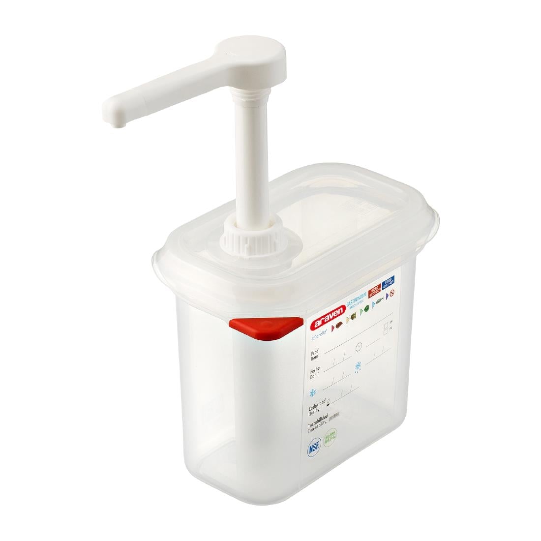 Distributeur de sauce Araven GN 1/9 transparent 1.5L — CR821