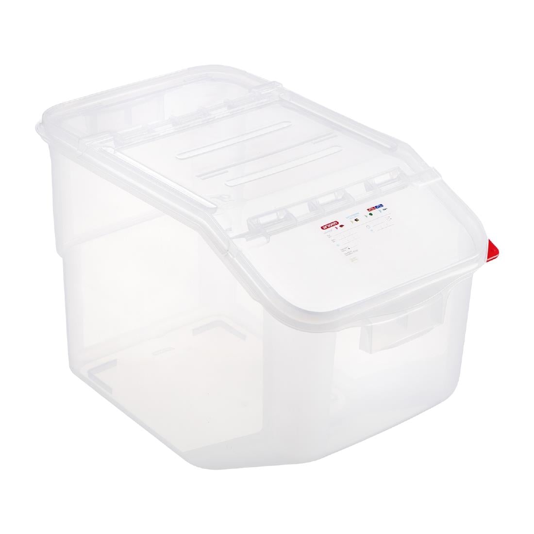 Boîte à ingrédients transparente Araven 50L — CR975