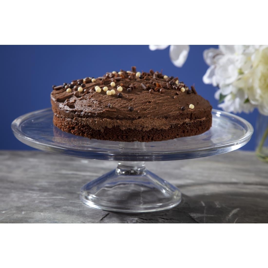 Présentoir à gâteau en verre Olympia — CS013