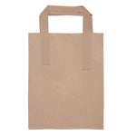 Petits sacs en papier marron à poignées plates Fiesta Recyclables (lot de 250) — JA527