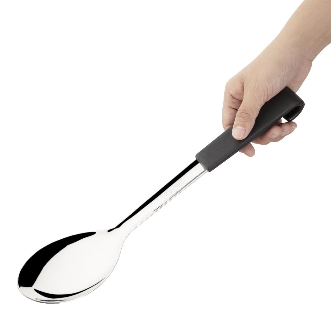 Cuillère de service manche noir Vogue 34 cm — CS910