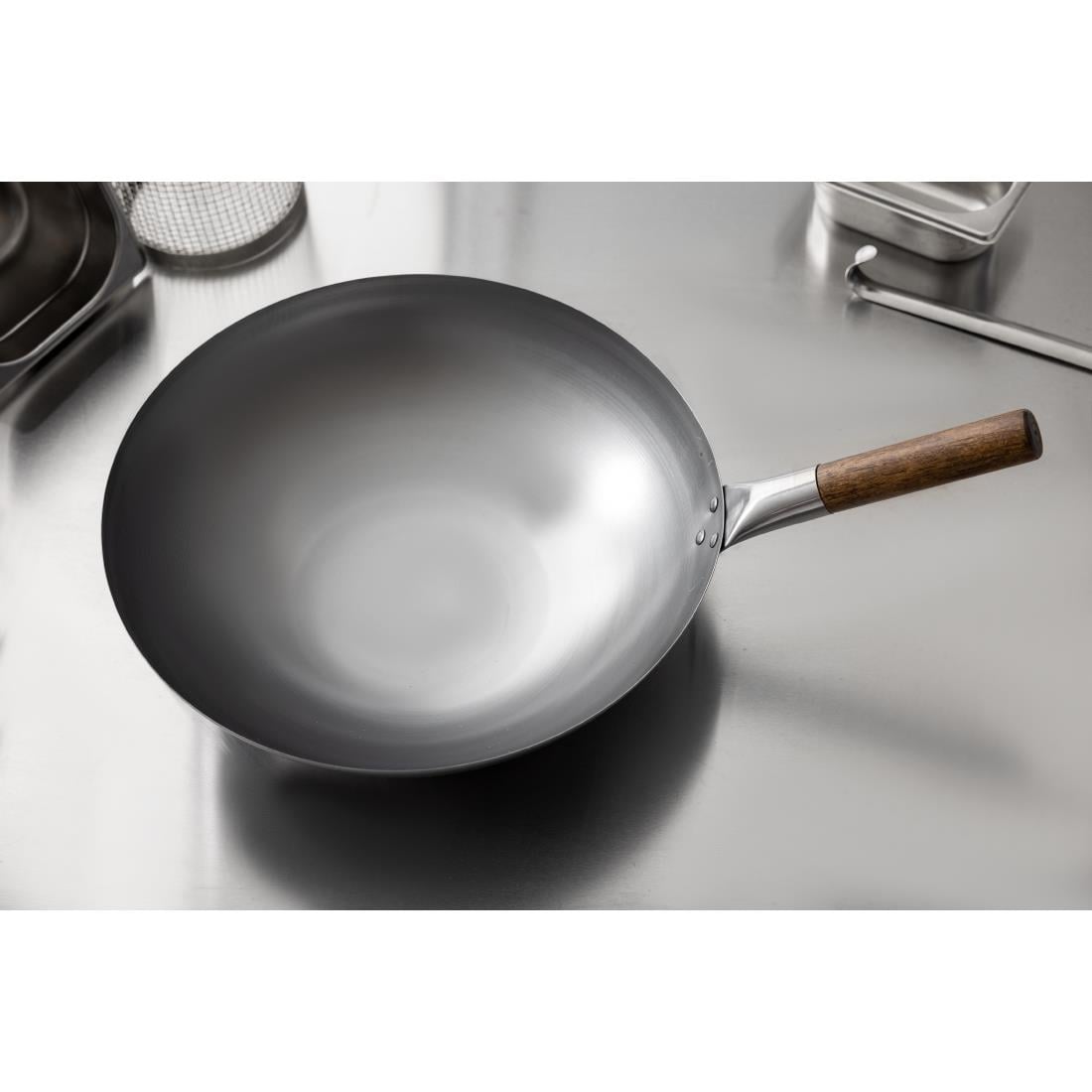 Wok fond hémisphérique Londonwok 38 cm (Ø) — CT246