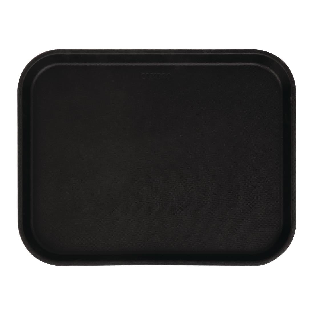 Plateau rectangulaire antidérapant en fibre de verre Camtread Cambro noir 45,7 cm — CT277