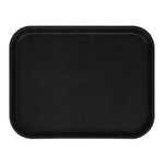 Plateau rectangulaire antidérapant en fibre de verre Camtread Cambro noir 45,7 cm — CT277