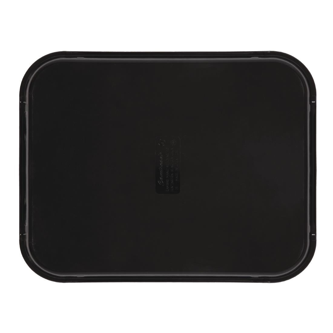 Plateau rectangulaire antidérapant en fibre de verre Camtread Cambro noir 45,7 cm — CT277