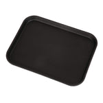 Plateau rectangulaire antidérapant en fibre de verre Camtread Cambro noir 45,7 cm — CT277