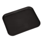 Plateau rectangulaire antidérapant en fibre de verre Camtread Cambro noir 45,7 cm — CT277