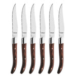 Couteaux à steak Amefa Royal palissandre (lot de 6) — CU065