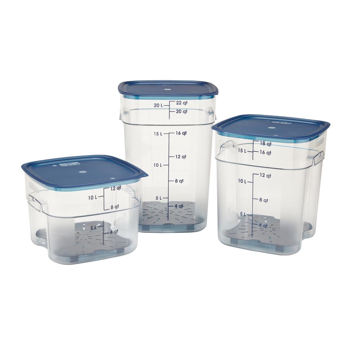 Couvercle bleu Cambro FreshPro 261x261mm — CU146
