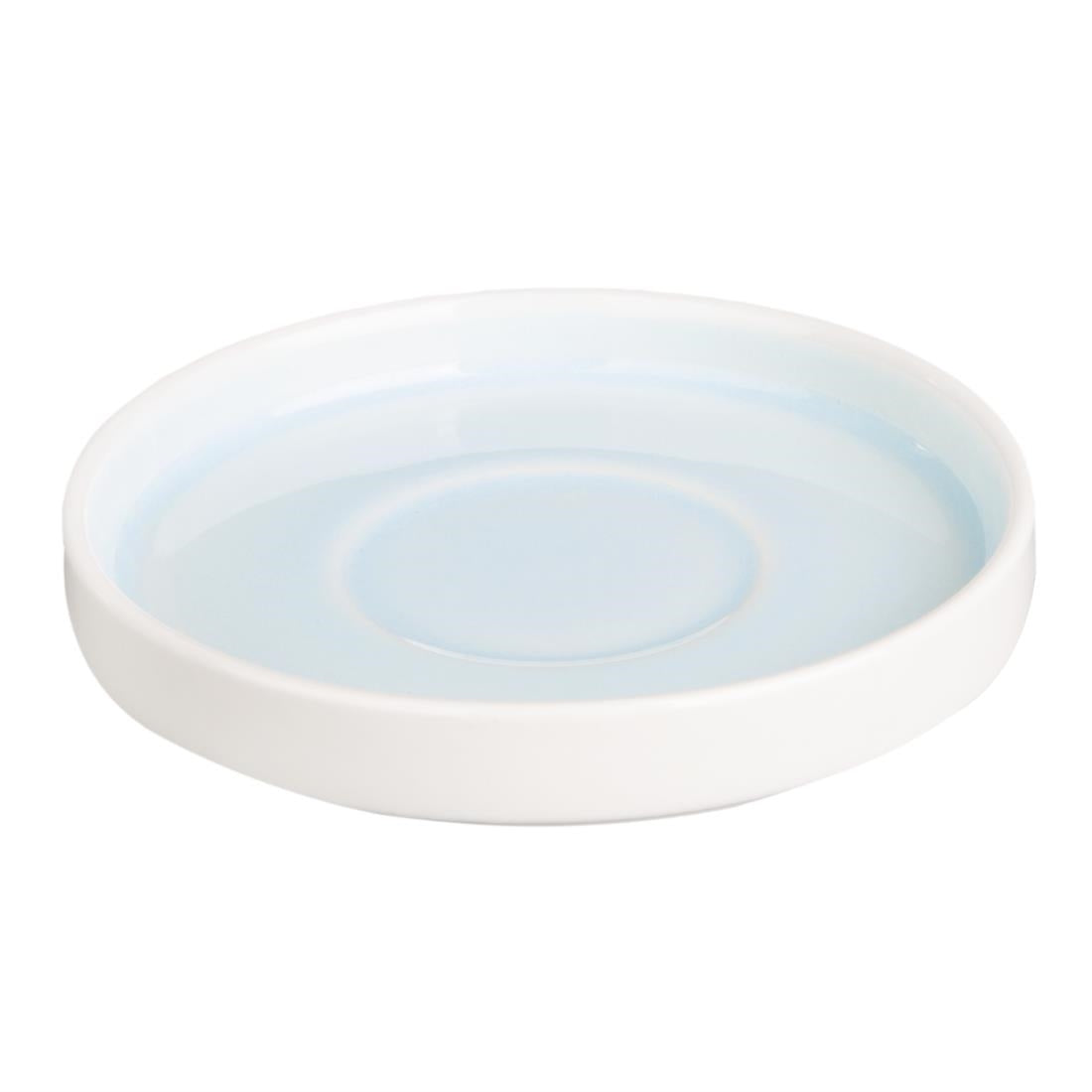 Soucoupes Olympia Fondant bleues 135mm (lot de 6) — CU185