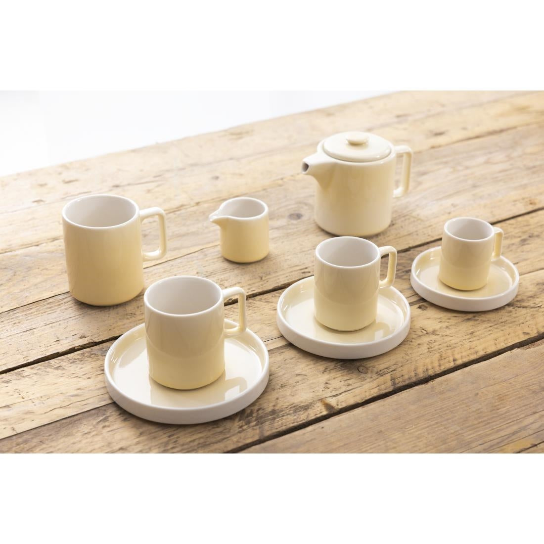 Tasses Olympia Fondant jaunes 340ml (lot de 6) — CU418