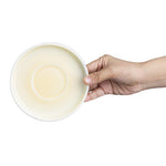 Soucoupes Olympia Fondant jaunes 135mm (lot de 6) — CU425