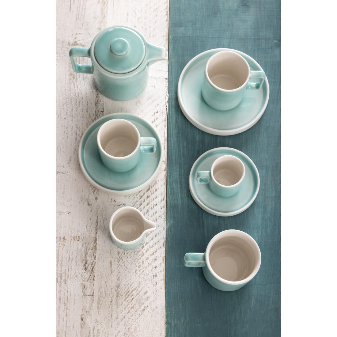 Soucoupes Olympia Fondant vertes 152mm (lot de 6) — CU445