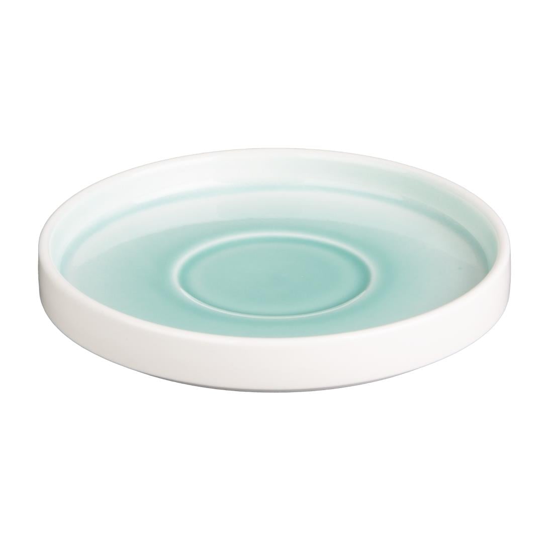 Soucoupes Olympia Fondant vertes 152mm (lot de 6) — CU445
