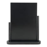 Grand chevalet de table Securit Elegant bois laqué noir — CU902