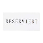 Chevalets table réservée Securit "Reserviert" (lot de 5) — CU913