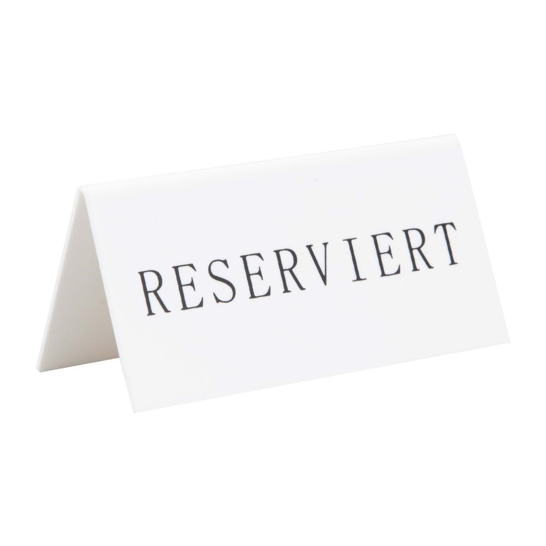 Chevalets table réservée Securit "Reserviert" (lot de 5) — CU913