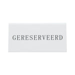 Chevalets table réservée Securit "Gereserveerd" (lot de 5) — CU915