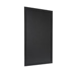 Ardoise murale cadre en bois noir avec feutre craie et fixations Securit 40x60cm — CU917