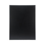 Ardoise murale cadre en bois noir avec feutre craie et fixations Securit 60x80cm — CU918