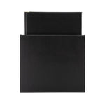 Boîte avec 20 protège-menus simili cuir A4x4 Securit Classic noirs — CU929