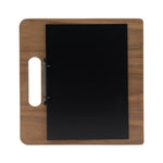 Planche porte-menu à anneaux Securit gamme Walnut — CU930