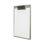Planche porte-menu avec clip métal patiné "Food & Drink" Securit Vintage A4 — CU931