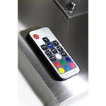 Porte-menu mural à LED couleurs en inox Securit 4xA4 — CU937