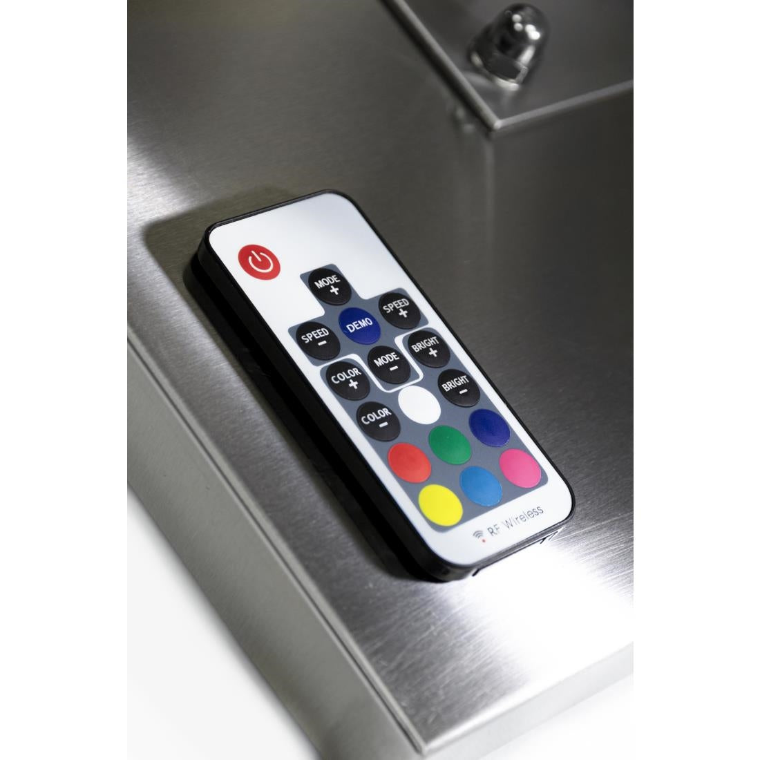 Porte-menu mural à LED couleurs en inox Securit 4xA4 — CU937