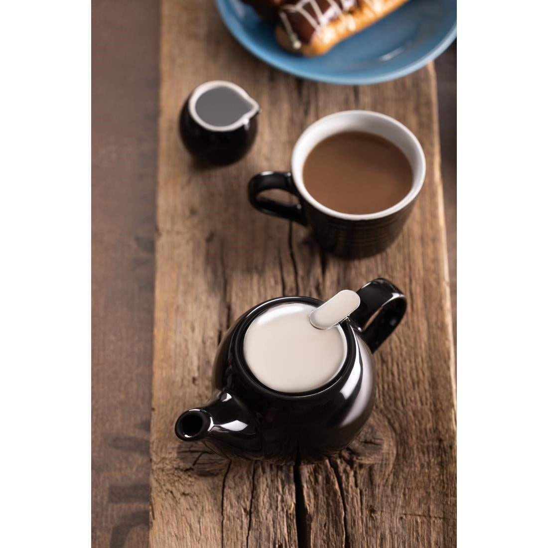 Mugs Aroma Olympia Café noirs 230ml (lot de 6) — CU960