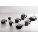 Soucoupes expresso Olympia Café noires 116mm (lot de 12) — CU955
