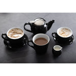Mugs Aroma Olympia Café noirs 230ml (lot de 6) — CU960