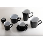 Tasses à latte Olympia Café noires 340ml (lot de 12) — CU957