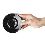 Soucoupes expresso Olympia Café noires 116mm (lot de 12) — CU955