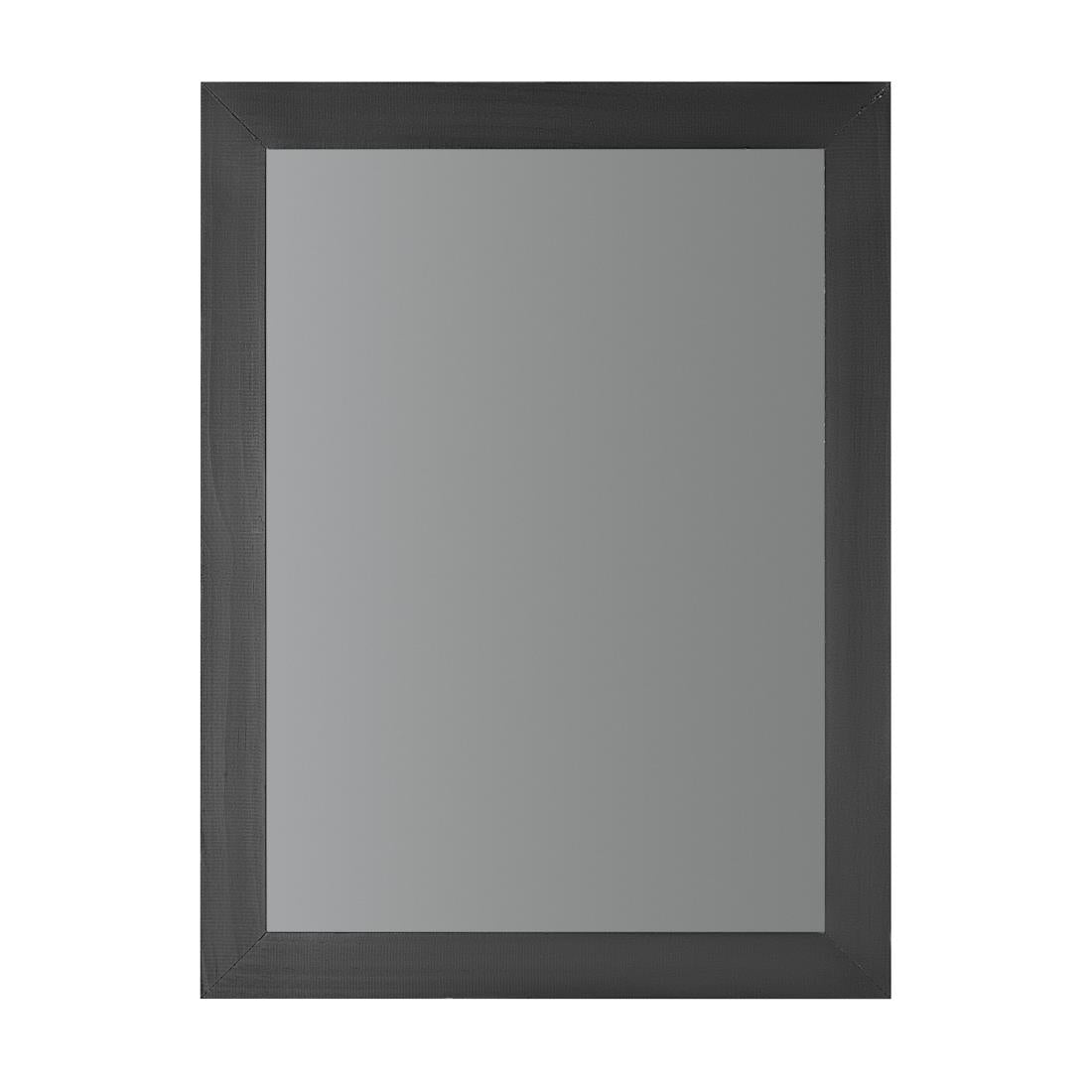 Ardoise murale avec cadre en bois noir Olympia 450x600mm — CU990