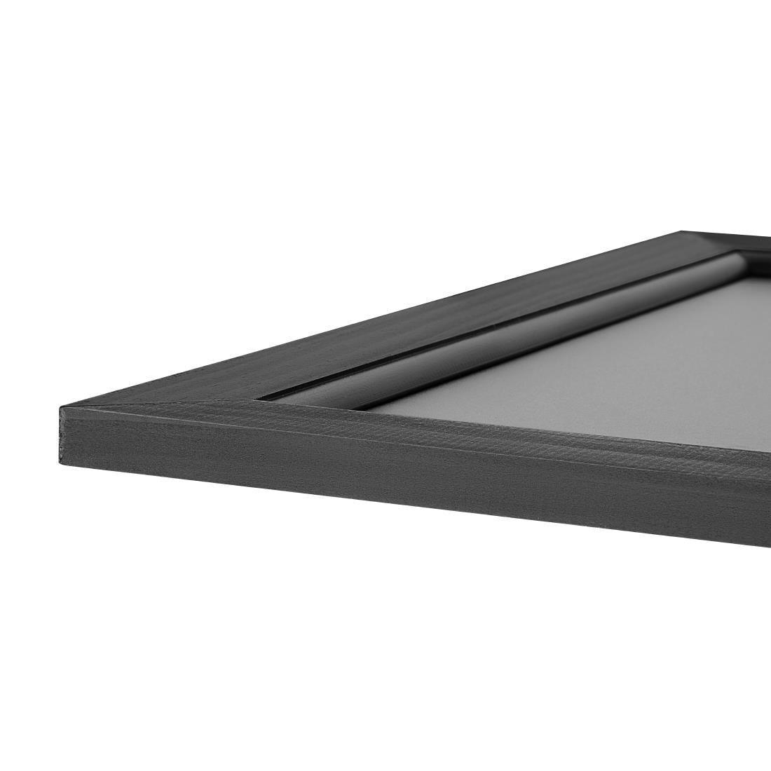 Ardoise murale avec cadre en bois noir Olympia 450x600mm — CU990