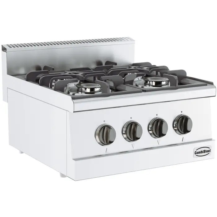 Cuisiniere a gaz 4 bruleurs a poser gamme 600 - Cuisiniere