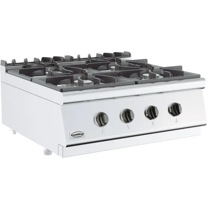 Cuisiniere a gaz pro 4 bruleurs 400x700 - Matériel horeca