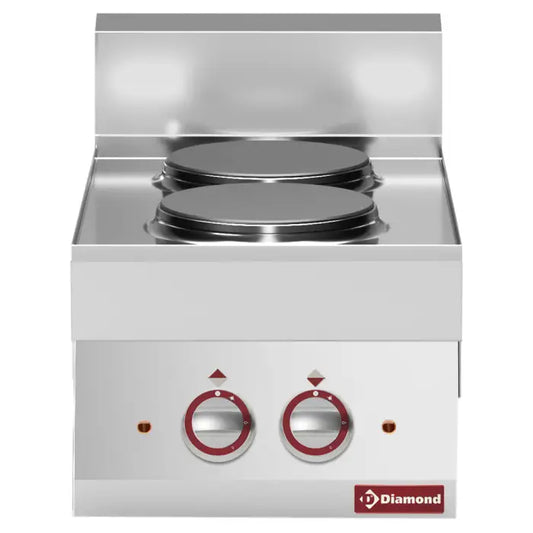 Cuisinière électrique 2 plaques -top- Alpha 650