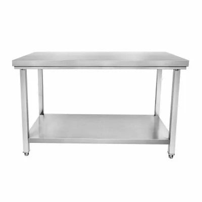 Offre spéciale : table de travail en inox pour restaurant ou snack – Prix usine