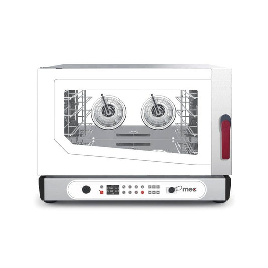 Four Électrique à Convection MEC – Mod. PE 46 DSVR.LC – 4 Plaques 60×40 cm – GN 1/1 – Commandes Numériques – Vapeur Directe nettoyage automatique