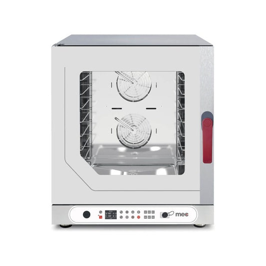 Four Électrique à Convection MEC – Mod. PE 66 DSVR.LC – 6 Plaques 60×40 – GN 1/1 – Commandes Numériques – Vapeur Directe nettoyage automatique